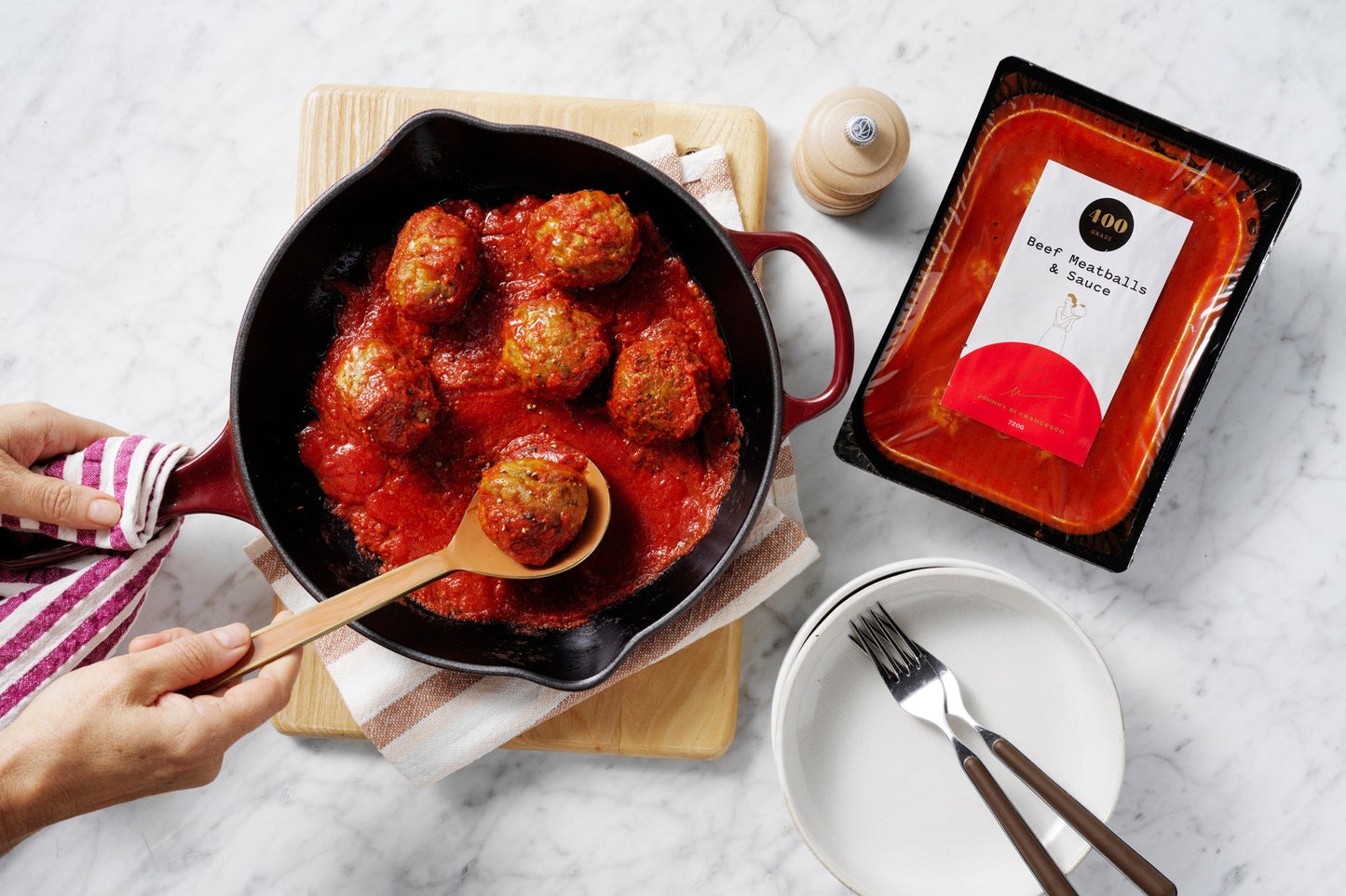 Beef Meatballs and Sauce
