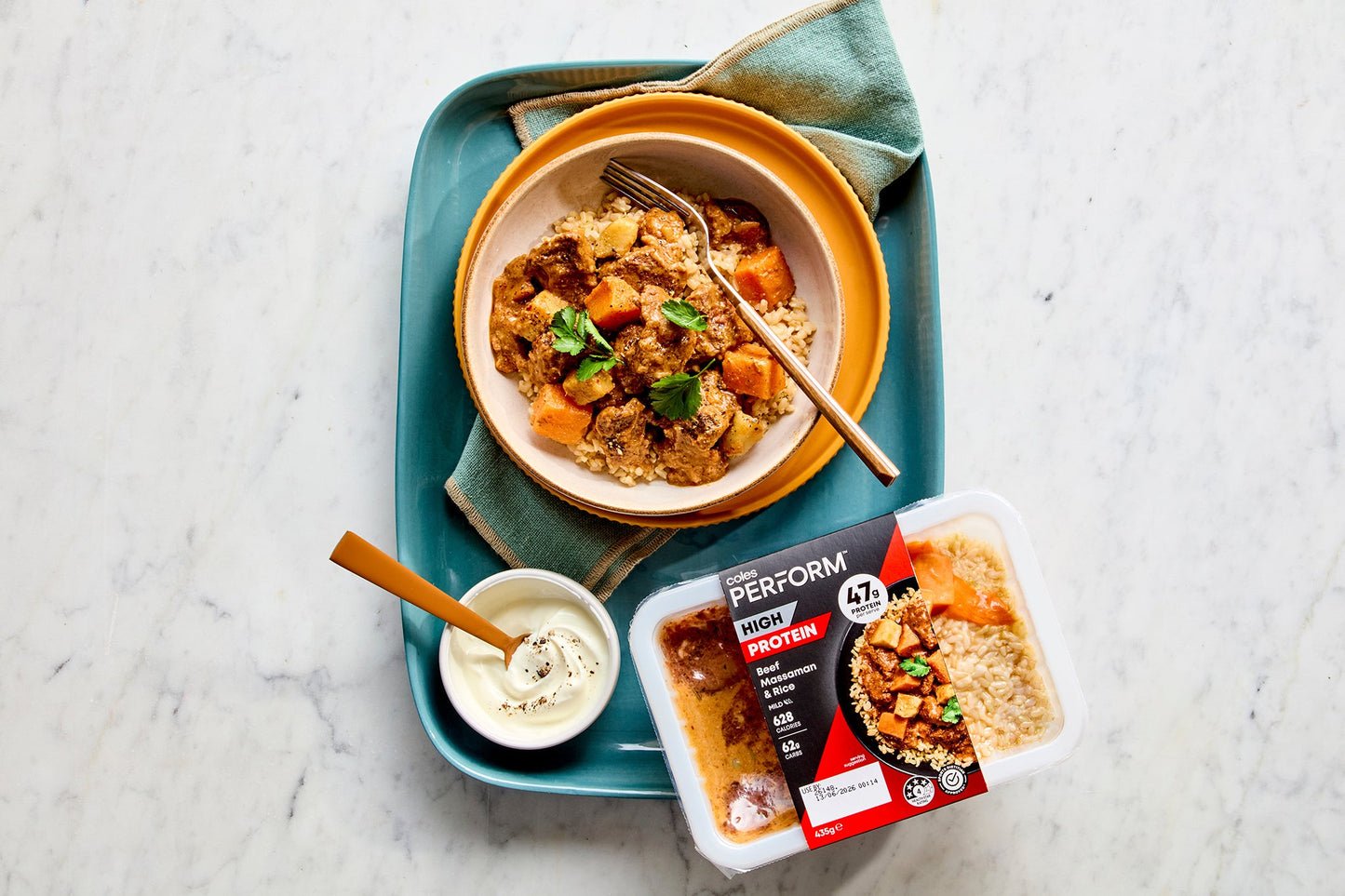 Beef Massaman & Rice - High Protein