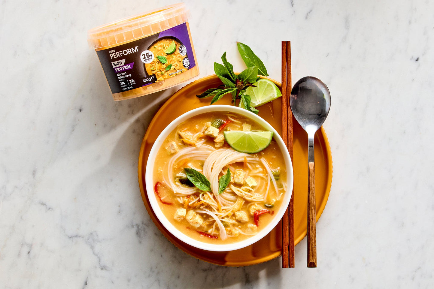 Chicken Laksa Soup - High Protein