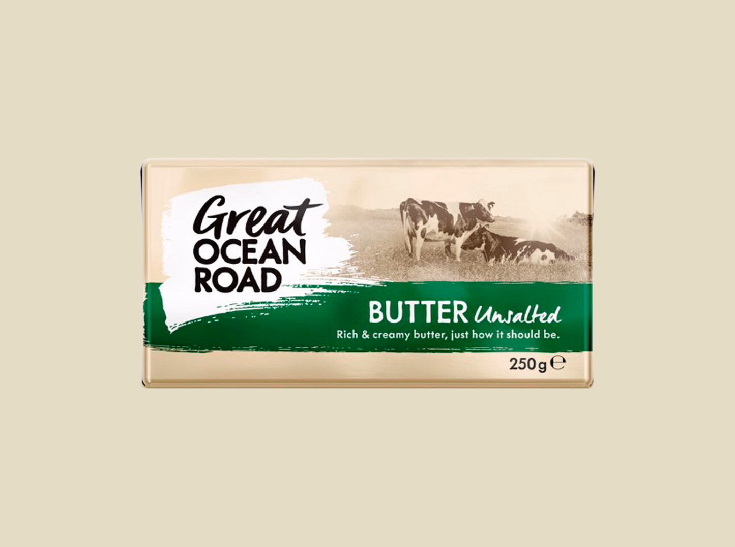 Great Ocean Road Pat Butter, Unsalted 250g