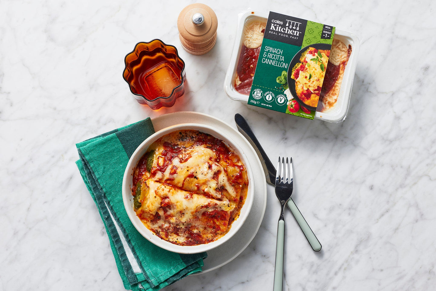 Spinach & Ricotta Cannelloni