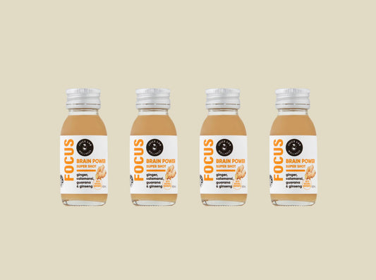 The Juice Lab Wellness Focus Brain Power Super Shot 4x60ml