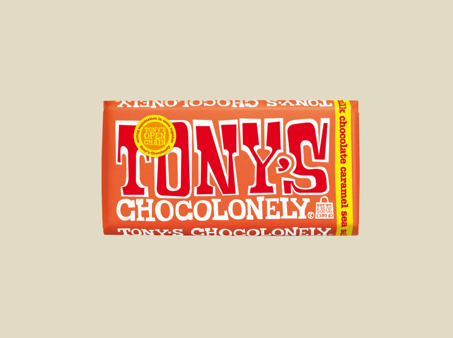 Tony's Chocolonely Milk Chocolate Caramel Sea Salt