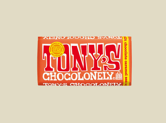 Tony's Chocolonely Milk Chocolate Caramel Sea Salt