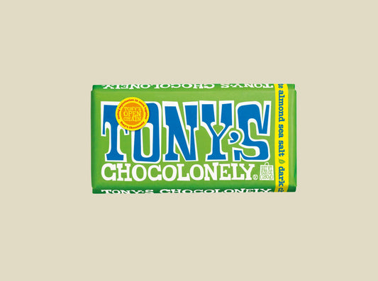 Tony's Chocolonely Dark Chocolate Almond Sea Salt