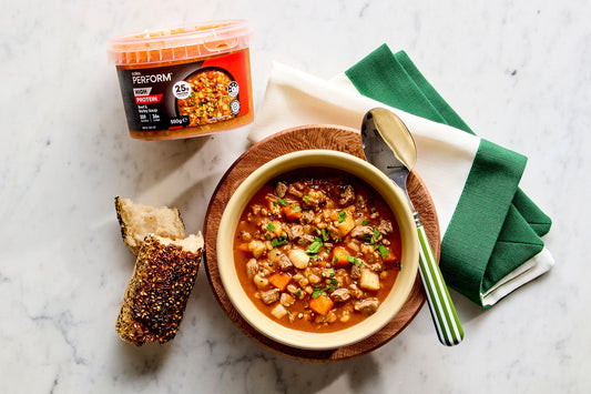 Beef & Barley Soup - High Protein