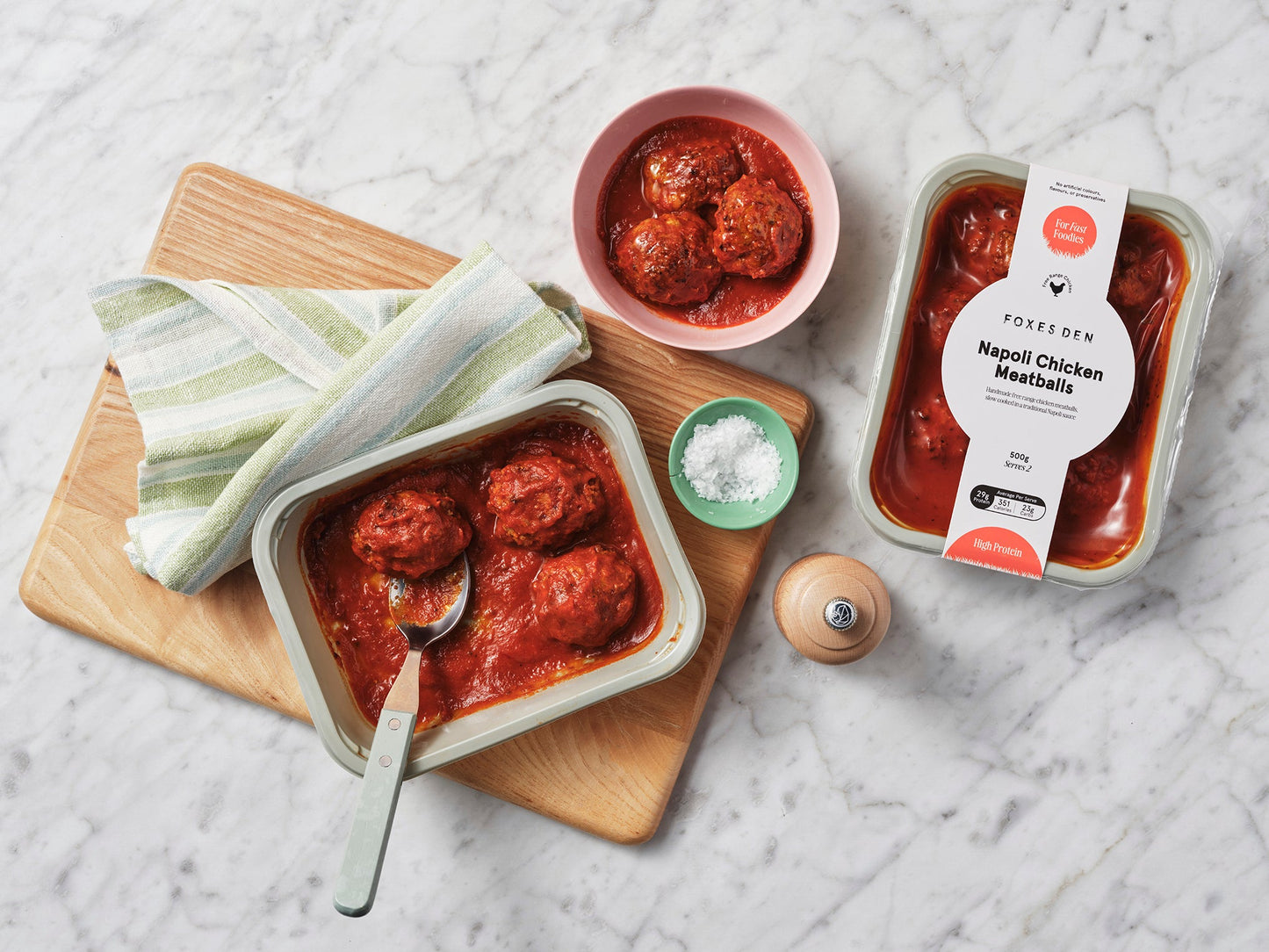 Napoli Chicken Meatballs (Serves 2)