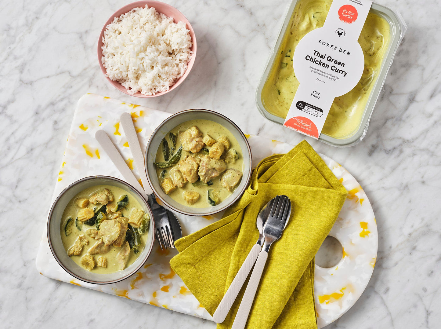 Thai Green Chicken Curry (Serves 2)