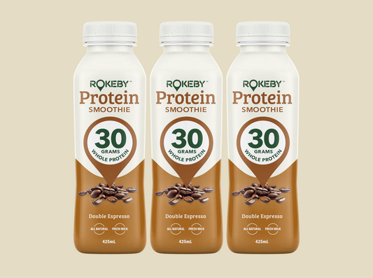 Rokeby Protein Double Espresso Smoothie - 3 pack