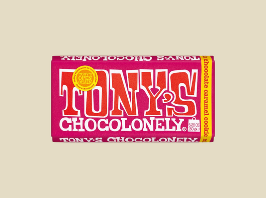 Tony's Chocolonely Choc Milk Caramel Cookie